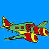 Jet airplane coloring game