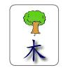 Las revistas ilustradas de la juego de la memoria del kanji parte dos