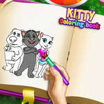 Kitty kifestőkönyv játék