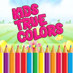 Niños verdadero color juego