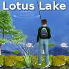 Tó halászati Lotus-tó játék