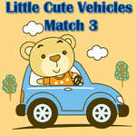 Kis aranyos járművek match 3 játék