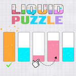 Tekuté puzzle triediť farbu hra