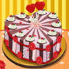 Decor van de Cake van de verjaardag van het liefhebbers spel
