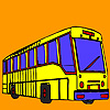Lange Straße Bus Färbung Spiel