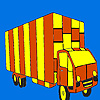 Long road truck coloring game