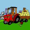 Lovely Tractor Coloring game