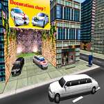 Luxe Bruiloft Limousin Car Game 3D spel