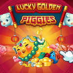 Glückliche goldene Schweinchen Spiel