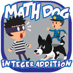 Math Dog Integer Addition game