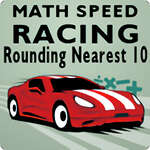 Matematické rýchlostné preteky zaokrúhľovanie 10 hra