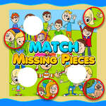 Match Missing Pieces Gyerekek oktató játék