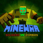 MineWar katonák vs Zombik játék