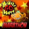 Scimmia andare felice maratona gioco