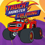 Coloriage monster truck jeu