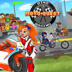 Moto Quest Fietsen racen spel