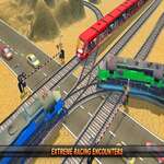 Mountain Uphill Passenger Train Simulator game