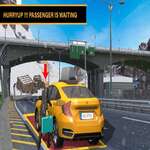 Moderne City Taxi Service Simulator spel