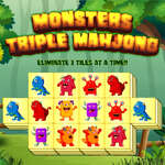 Monstruo Triple Mahjong juego
