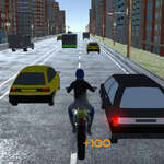 Motorkerékpár forgalom játék