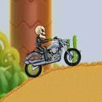 Motorrad Hill Racing 2D Spiel