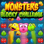 Monsters Blocky Challenge game