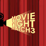 Movie Night Match 3 spel