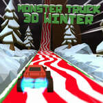 Чудовище камион 3D зима игра