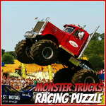 Monster Trucks Racing Puzzle játék