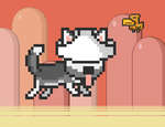 De heer jump husky spel