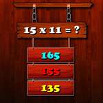 Multiplication Math Challenge game