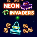 Neon Invaders game