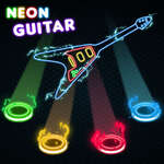 Neon-Gitarre Spiel