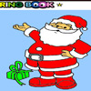 bello Babbo Natale da colorare gioco