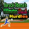 Obamas 100 méteres kötőjel gátfutás játék