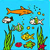 Ocean aquarium coloring game