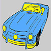 Oldest open top car coloring game