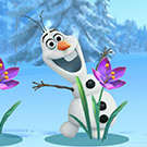 Olaf Frozen Hide Seek game