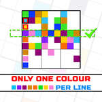 Only 1 color per line game