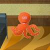 Oranje Octopus Escape spel