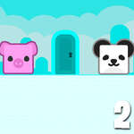 Panda Escape con Piggy 2 juego