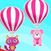 Huisdieren lucht ballonvaart spel