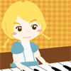 Lasy zongora lecke játék