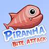 Piranha harapással támadás játék