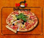 Pizza Spot der Unterschied Spiel