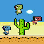 Pixel Dino Run juego