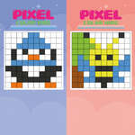 Pixel Color Kids game