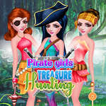 Пиратски момичета Treasure Лов игра