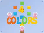 Plattformen 4 Farben Spiel