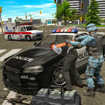 Polis polis sürücü simülatörü oyunu